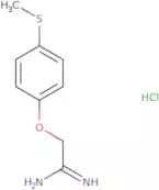2-[4-(Methylsulfanyl)phenoxy]ethanimidamide hydrochloride