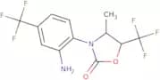 3-[2-Amino-4-(trifluoromethyl)phenyl]-4-methyl-5-(trifluoromethyl)-1,3-oxazolidin-2-one