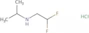 (2,2-Difluoroethyl)(propan-2-yl)amine hydrochloride