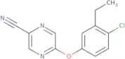 5-(4-Chloro-3-ethylphenoxy)pyrazine-2-carbonitrile