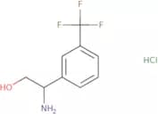 2-Amino-2-[3-(trifluoromethyl)phenyl]ethan-1-ol hydrochloride