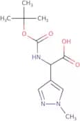 2-{[(tert-butoxy)carbonyl]amino}-2-(1-methyl-1H-pyrazol-4-yl)acetic acid