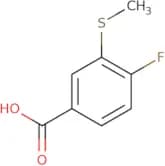 4-Fluoro-3-(methylsulfanyl)benzoic acid