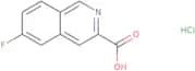 6-Fluoroisoquinoline-3-carboxylic acid hydrochloride