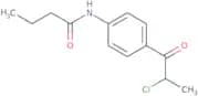 N-[4-(2-Chloropropanoyl)phenyl]butanamide