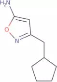3-(Cyclopentylmethyl)-1,2-oxazol-5-amine
