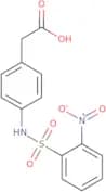 2-[4-(2-Nitrobenzenesulfonamido)phenyl]acetic acid