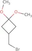 (3,3-Dimethoxy-cyclobutyl)methylbromide