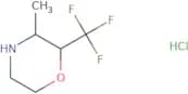 rac-(2R,3R)-3-Methyl-2-(trifluoromethyl)morpholine hydrochloride