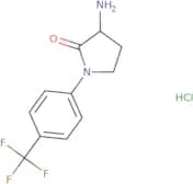 3-Amino-1-[4-(trifluoromethyl)phenyl]pyrrolidin-2-one hydrochloride