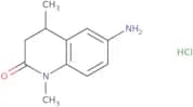 6-Amino-1,4-dimethyl-1,2,3,4-tetrahydroquinolin-2-one hydrochloride