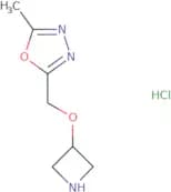 2-[(Azetidin-3-yloxy)methyl]-5-methyl-1,3,4-oxadiazole hydrochloride