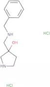 3-[(Benzylamino)methyl]pyrrolidin-3-ol dihydrochloride