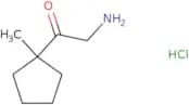 2-Amino-1-(1-methylcyclopentyl)ethan-1-one hydrochloride