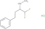 (1,1-Difluoro-4-phenylbutan-2-yl)(methyl)amine hydrochloride