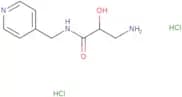 3-Amino-2-hydroxy-N-[(pyridin-4-yl)methyl]propanamide dihydrochloride