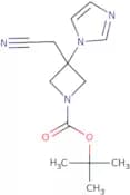 tert-Butyl 3-(cyanomethyl)-3-(1H-imidazol-1-yl)azetidine-1-carboxylate