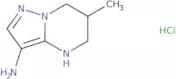 6-Methyl-4H,5H,6H,7H-pyrazolo[1,5-a]pyrimidin-3-amine hydrochloride