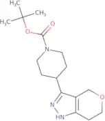 tert-Butyl 4-{1H,4H,6H,7H-pyrano[4,3-c]pyrazol-3-yl}piperidine-1-carboxylate