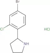2-(4-Bromo-2-chlorophenyl)pyrrolidine hydrochloride