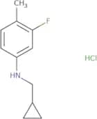 N-(Cyclopropylmethyl)-3-fluoro-4-methylaniline hydrochloride