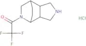 1-{4,8-Diazatricyclo[5.2.2.0,2,6]undecan-8-yl}-2,2,2-trifluoroethan-1-one hydrochloride