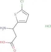 3-Amino-3-(5-chlorothiophen-2-yl)propanoic acid hydrochloride