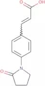 (2E)-3-[4-(2-Oxopyrrolidin-1-yl)phenyl]prop-2-enoic acid