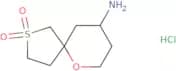 6-​Oxa-​2-​thiaspiro[4.5]​decan-​9-​amine 2,​2-​dioxide hydrochloride