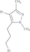 4-Bromo-5-(3-bromopropyl)-1,3-dimethyl-1H-pyrazole