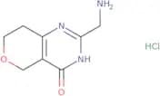 2-(Aminomethyl)-3H,4H,5H,7H,8H-pyrano[4,3-d]pyrimidin-4-one hydrochloride