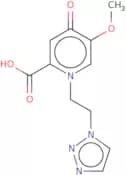 5-Methoxy-4-oxo-1-[2-(1H-1,2,3-triazol-1-yl)ethyl]-1,4-dihydropyridine-2-carboxylic acid