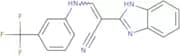 2-(1H-1,3-Benzodiazol-2-yl)-3-{[3-(trifluoromethyl)phenyl]amino}prop-2-enenitrile