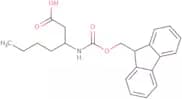 (3S)-3-({[(9H-Fluoren-9-yl)methoxy]carbonyl}amino)heptanoic acid