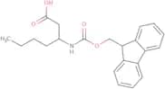(3R)-3-({[(9H-Fluoren-9-yl)methoxy]carbonyl}amino)heptanoic acid