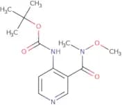 tert-Butyl N-{3-[methoxy(methyl)carbamoyl]pyridin-4-yl}carbamate