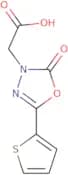 2-[2-Oxo-5-(thiophen-2-yl)-2,3-dihydro-1,3,4-oxadiazol-3-yl]acetic acid