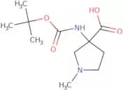 3-{[(tert-Butoxy)carbonyl]amino}-1-methylpyrrolidine-3-carboxylic acid