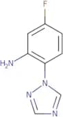 5-Fluoro-2-(1H-1,2,4-triazol-1-yl)aniline