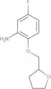5-Fluoro-2-(tetrahydro-furan-2-ylmethoxy)-phenylamine