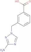 3-[(3-Amino-1H-1,2,4-triazol-1-yl)methyl]benzoic acid