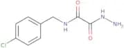 N-[(4-Chlorophenyl)methyl]-1-(hydrazinecarbonyl)formamide