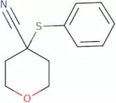 4-(Phenylsulfanyl)oxane-4-carbonitrile