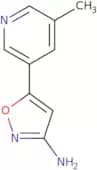 5-(5-Methylpyridin-3-yl)-1,2-oxazol-3-amine