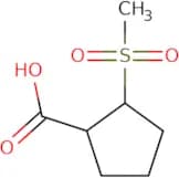 2-Methanesulfonylcyclopentane-1-carboxylic acid