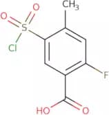 5-(Chlorosulfonyl)-2-fluoro-4-methylbenzoic acid
