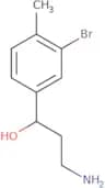 3-Amino-1-(3-bromo-4-methylphenyl)propan-1-ol
