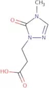 3-(4-Methyl-5-oxo-4,5-dihydro-1H-1,2,4-triazol-1-yl)propanoic acid