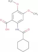 2-Cyclohexaneamido-4,5-dimethoxybenzoic acid