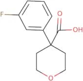 4-(3-Fluorophenyl)tetrahydro-2H-pyran-4-carboxylic acid